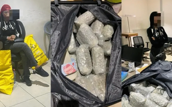 British woman arrested at KIA with 17.72kg cannabis in suitcase