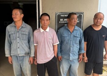 4 Chinese nationals arrested for illegal mining along Subin and Jimi rivers