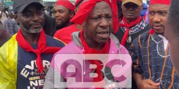 ‘We are taking our Chairman today’ — NPP supporters parade at EOCO Headquarters