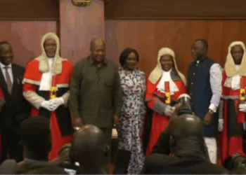 Mahama urges new Justices to uphold integrity and fairness in justice delivery