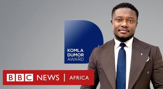 Ghana’s Godwin Asediba wins the 2025 BBC Komla Dumor Award
