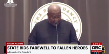 President Mahama confers posthumous promotions on three fallen Ghana Air Force heroes