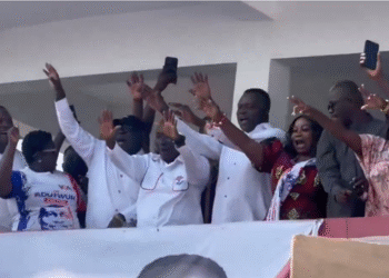 Charged scenes as Yaw Adutwum files nomination to contest NPP flagbearer race