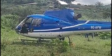 Volta River Aviation helicopter makes emergency landing at Nkawkaw