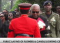 President Mahama lays wreath in memory of helicopter crash victims