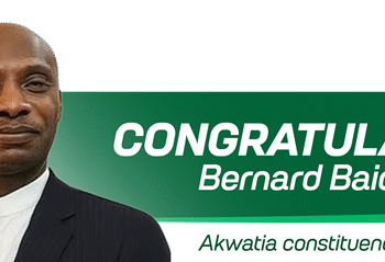 NDC’s Bernard Baidoo wins Akwatia by-election