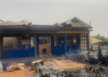Kukurantumi Police Station closed after youth attempt to burn facility over suspect’s death