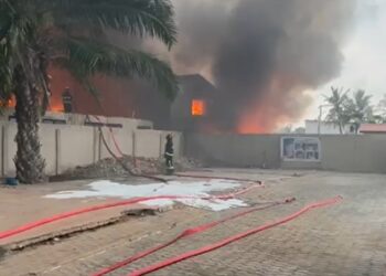 Update on the warehouse fire at Lartebiokorshie near Salvation Army School