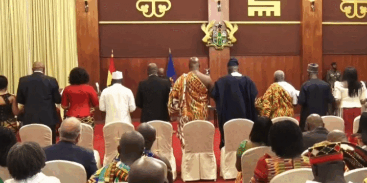 Mahama swears in 15 new Ambassadors and High Commissioners