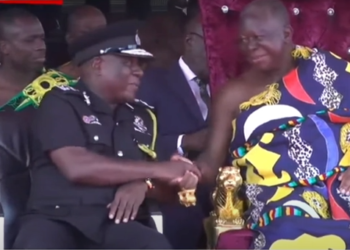 Asantehene Pays Historic Maiden Visit to Ghana Police Service