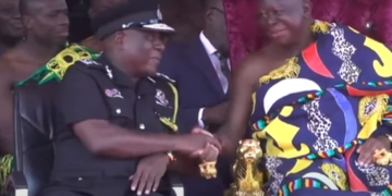 Asantehene Pays Historic Maiden Visit to Ghana Police Service