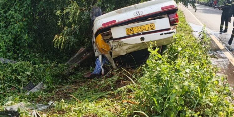 One Dead, Three Hospitalised After Car Accident on Kibi–Suhum Road at Owura Twum