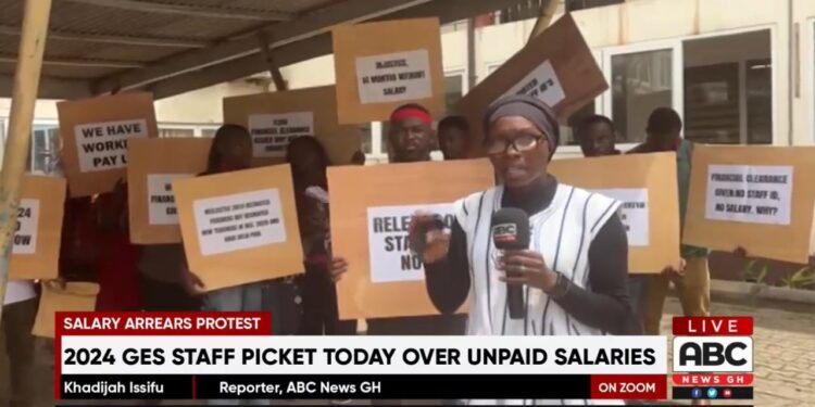 Concerned Newly Posted Staff of GES Demand Whereabouts of GHS1.1 Billion Approved by Cabinet for Salary Arrears