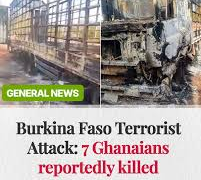 Seven Ghanaian Traders Buried in Burkina Faso After Deadly Terror Attack
