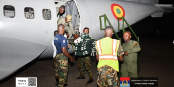 GAF Evacuates Ghanaian Survivors of Burkina Faso Terror Attack to Accra