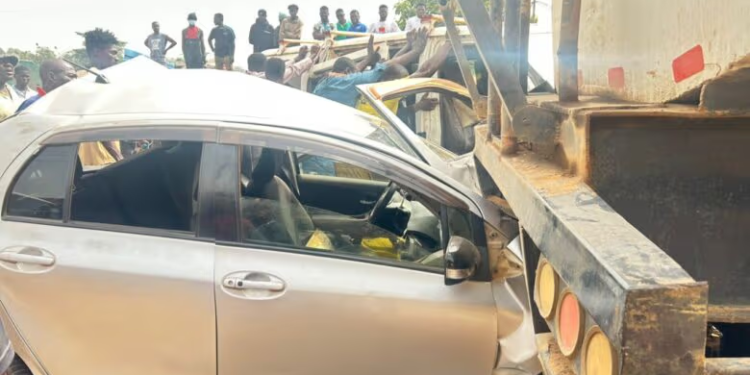 Ashanti Region: Faulty-Brake Gas Tanker Crushes Man to Death at Kaase