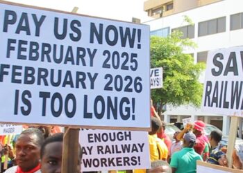 Railway workers demand payment of 13 months’ salary arrears