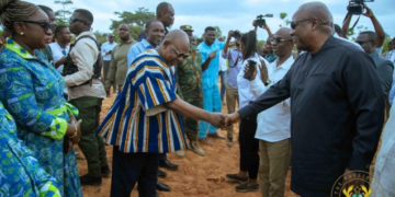 Construction for New Sunyani Airport to Begin After Mahama Cuts Sod at Nsoatre