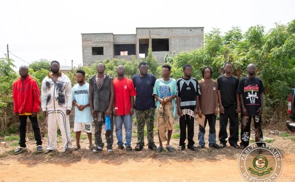 93 Nigerians Arrested, 73 Abuse Victims Rescued in Ghana Immigration Service Anti-Fraud Raid