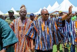 Mahama Commends Gonjaland Youth for Sustaining Peace in Savannah