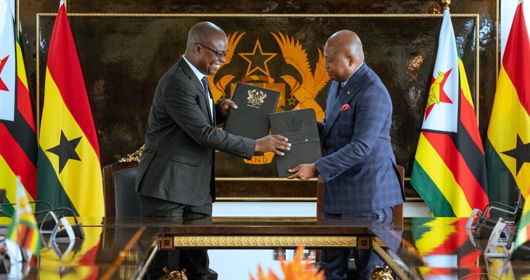 Ghana and Zimbabwe Sign 11 MoUs to Deepen Bilateral Cooperation