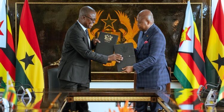 Ghana and Zimbabwe Sign 11 MoUs to Deepen Bilateral Cooperation