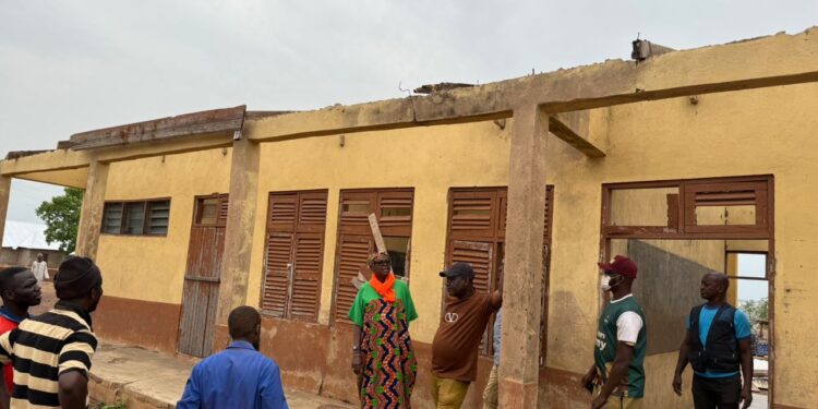 Salaga South MP Donates Roofing Sheets and Cash to Support Storm Victims