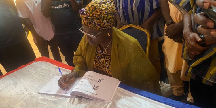MP Zuwera Ibrahimah Signs Book of Condolence for Late Salifu Adam Braimah