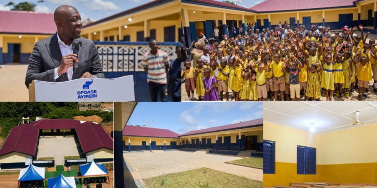 Oppong Nkrumah Delivers Big on Education; Hands Over 9th School to Constituents in 9yrs