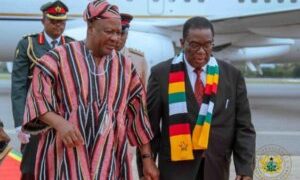 Zimbabwean President Mnangagwa Pays a Three-Day State Visit to Ghana