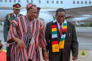 Zimbabwean President Mnangagwa Pays a Three-Day State Visit to Ghana