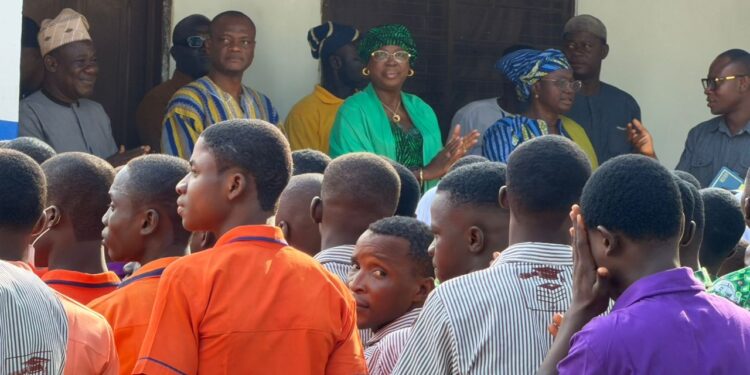 MP Encourages 2026 BECE Candidates in East Gonja, Provides Meals and Educational Support