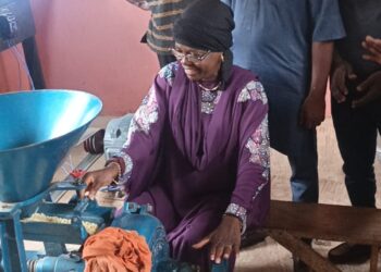 MP for Salaga South Commissions Grinding Mill for Kitoe Community to Ease Women’s Burden
