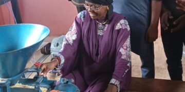 MP for Salaga South Commissions Grinding Mill for Kitoe Community to Ease Women’s Burden