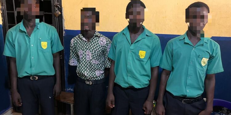 Police Arrest Four Ada SHS Students Over Cutlass Threat Video