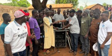 Member Of Parliament For Salaga-South Constituency Donates Modern Sound Systems To Nkwanta Community