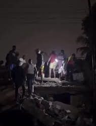 One Feared Dead as Rescue Teams Search for Survivors in Adenta Building Collapse