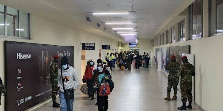 Second Batch of Ghanaians Evacuated from South Africa Arrives Home