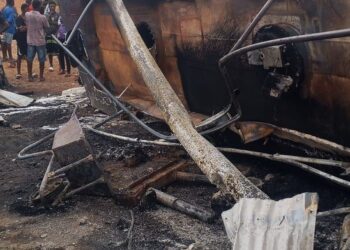 Fuel Tanker Fire Burns Driver to Death at Adubinso in Ashanti Region