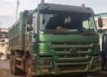 Two Arrested as Police Intercept Tip-Per Truck Loaded With Suspected Indian Hemp at Afienya