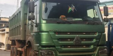 Two Arrested as Police Intercept Tip-Per Truck Loaded With Suspected Indian Hemp at Afienya