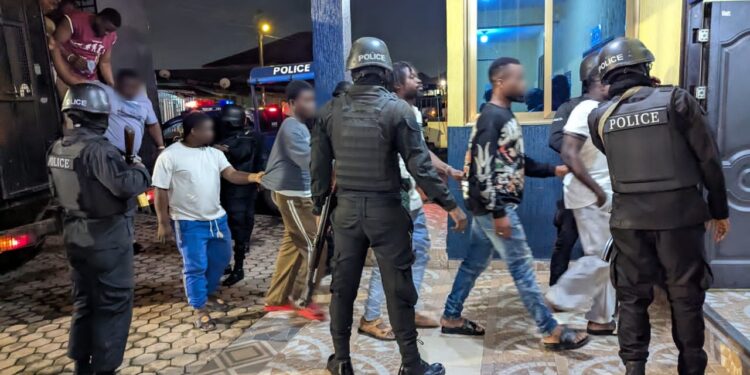 Police Anti-Crime Operation Leads to 186 Arrests in Ashanti Region