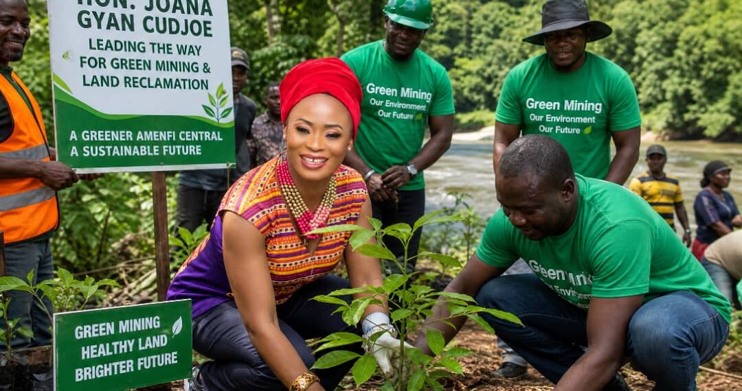 Joana Gyan Cudjoe Leads Green Mining, Land Reclamation Drive