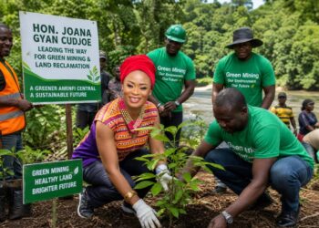 Joana Gyan Cudjoe Leads Green Mining, Land Reclamation Drive