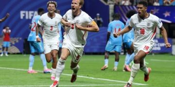 Kane strikes twice as England come from behind to secure 2-1 win over DR Congo