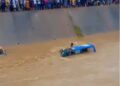 Child Found Dead in Trotro Swept Away by Floods at Alajo
