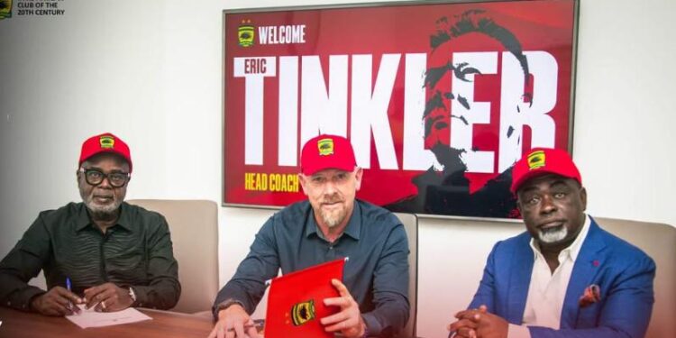 Asante Kotoko Appoint Eric Tinkler as New Head Coach