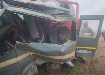 11 Children Injured After Tipper Truck Rams School Bus Near Accra Mall