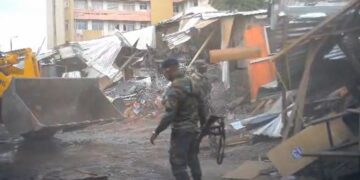 Three KMA Officers Sustain Injuries as Residents Resist Demolition Exercise in Adum