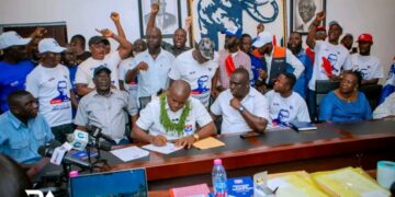 Richard Ahiagbah Files Nomination for NPP National First Vice Chairman, Targets October 3 Victory